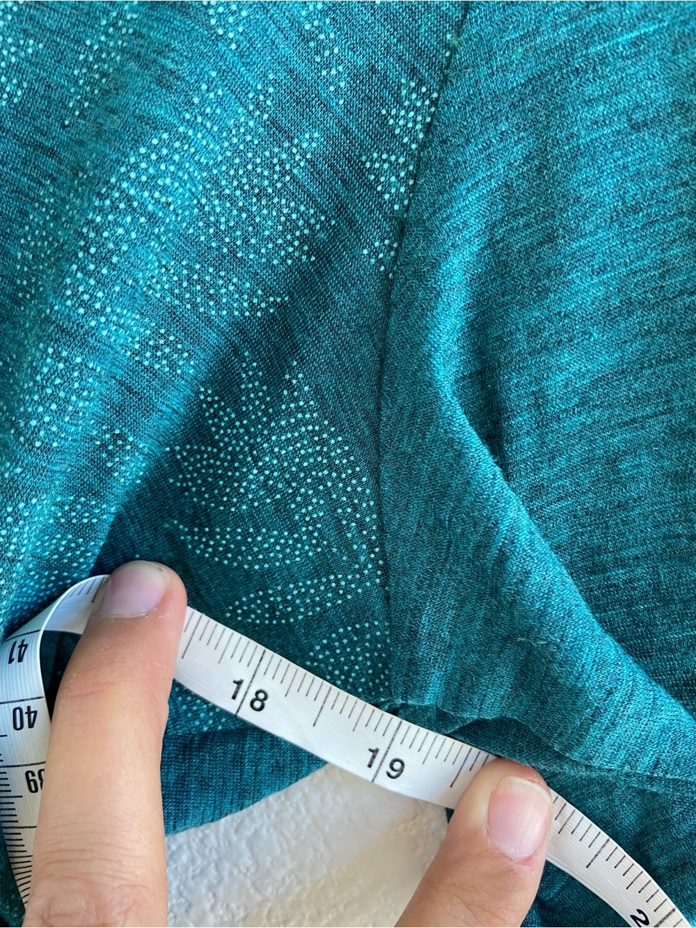 Segments 100% merino wool long sleeve top women’s small teal blue base layer - Picture 5 of 5